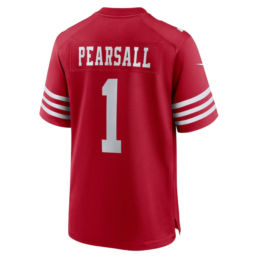Ndoa SF.49ers #1 Ricky Pearsall 2024 Draft First Round Pick Player Game Stitched Jerseys