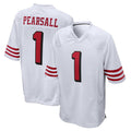 Ndoa SF.49ers #1 Ricky Pearsall Player White Game Stitched Jerseys