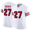 Ndoa SF.49ers #27 Ji'Ayir Brown Player White Limited Alternate Vapor F.U.S.E. Home Game Stitched Jerseys