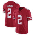 Ndoa SF.49ers #2 Deommodore Lenoir Player Red Limited Vapor Untouchable Home Game Stitched Jerseys