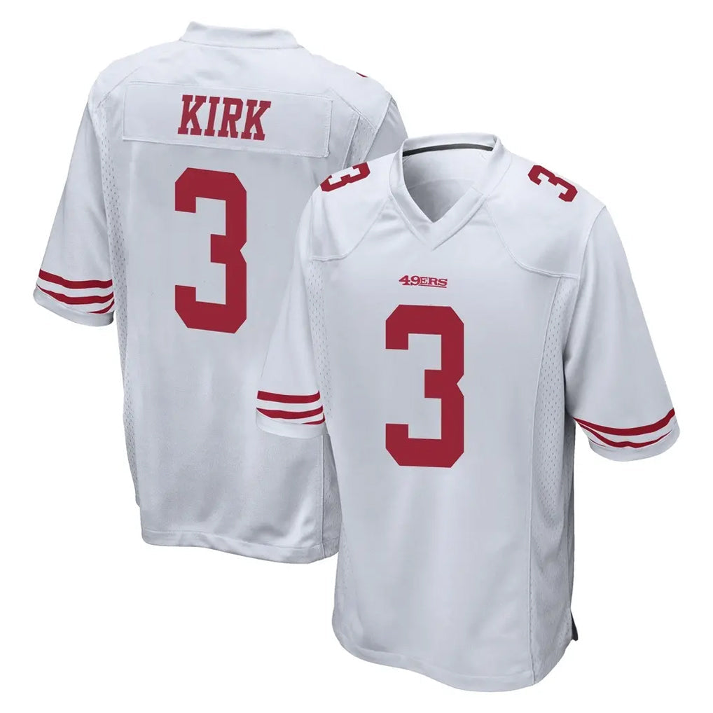 Ndoa SF.49ers #3 Christian Kirk Player White Home Game Stitched Jerseys