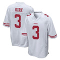 Ndoa SF.49ers #3 Christian Kirk Player White Home Game Stitched Jerseys