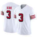 Ndoa SF.49ers #3 Christian Kirk Player White Limited Alternate Vapor F.U.S.E. Home Game Stitched Jerseys