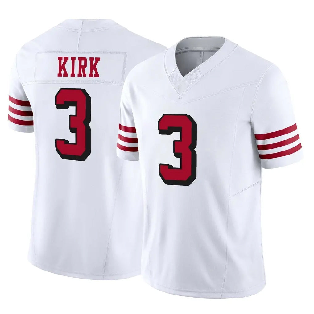 Ndoa SF.49ers #3 Christian Kirk Player White Limited Alternate Vapor F.U.S.E. Home Game Stitched Jerseys