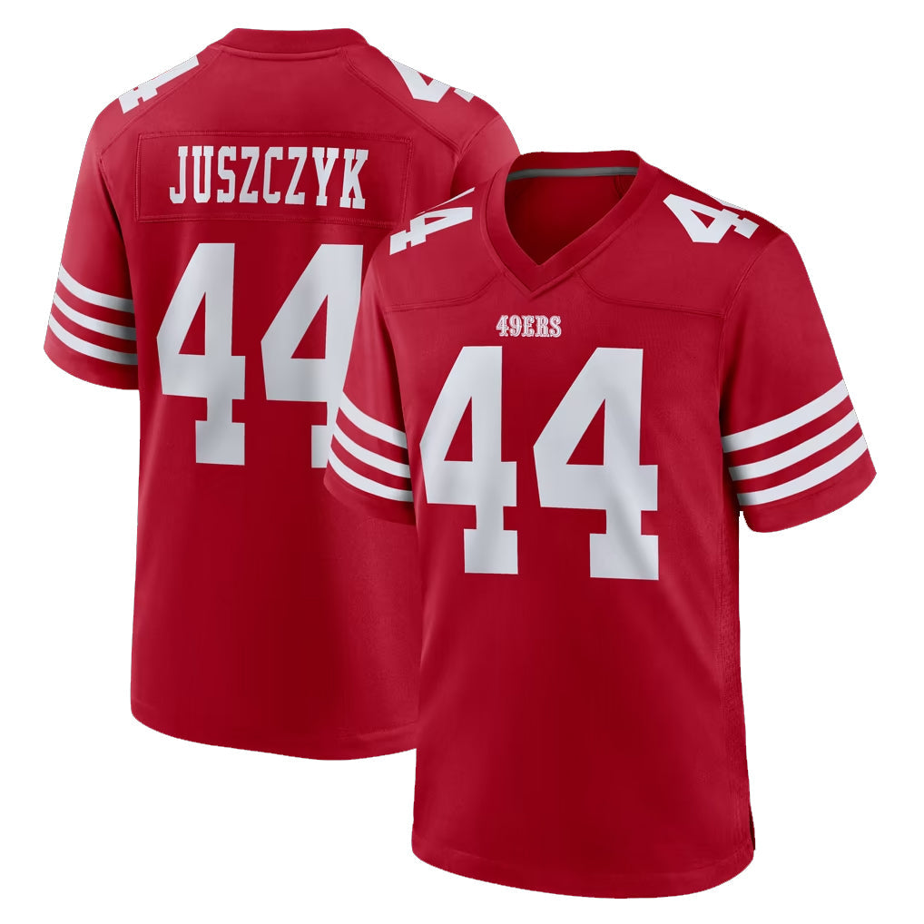 Ndoa SF.49ers #44 Kyle Juszczyk Player Red Game Home Stitched Jerseys