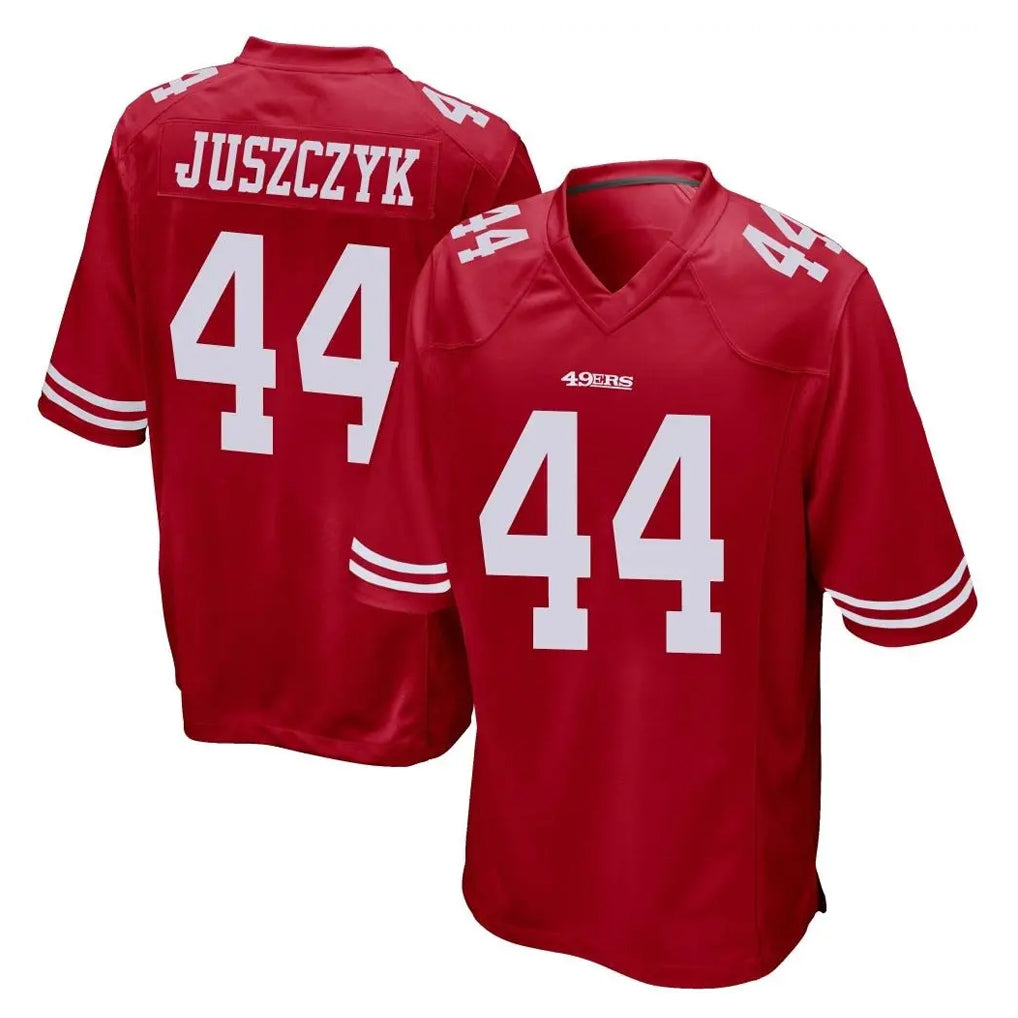 Ndoa SF.49ers #44 Kyle Juszczyk Player Red Home Game Stitched Jerseys