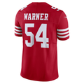 Ndoa SF.49ers #54 Fred Warner Scarlet Vapor F.U.S.E. Limited Stitched Jerseys