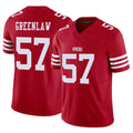 Ndoa SF.49ers #57 Dre Greenlaw Player Red Limited Vapor F.U.S.E. Home Game Stitched Jerseys