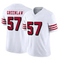Ndoa SF.49ers #57 Dre Greenlaw Player White Limited Alternate Vapor F.U.S.E. Home Game Stitched Jerseys