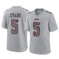 Ndoa SF.49ers #5 Mike Evans Player Gray Atmosphere Fashion Home Game Stitched Jerseys