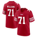 Ndoa SF.49ers #71 Trent Williams Player Red Game Home Stitched Jerseys