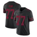 Ndoa SF.49ers #77 Dominick Puni Player Black Alternate Limited Vapor Untouchable Home Game Stitched Jerseys