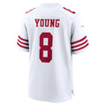 Ndoa SF.49ers #8 Steve Young White Retired Player Game Stitched Jerseys