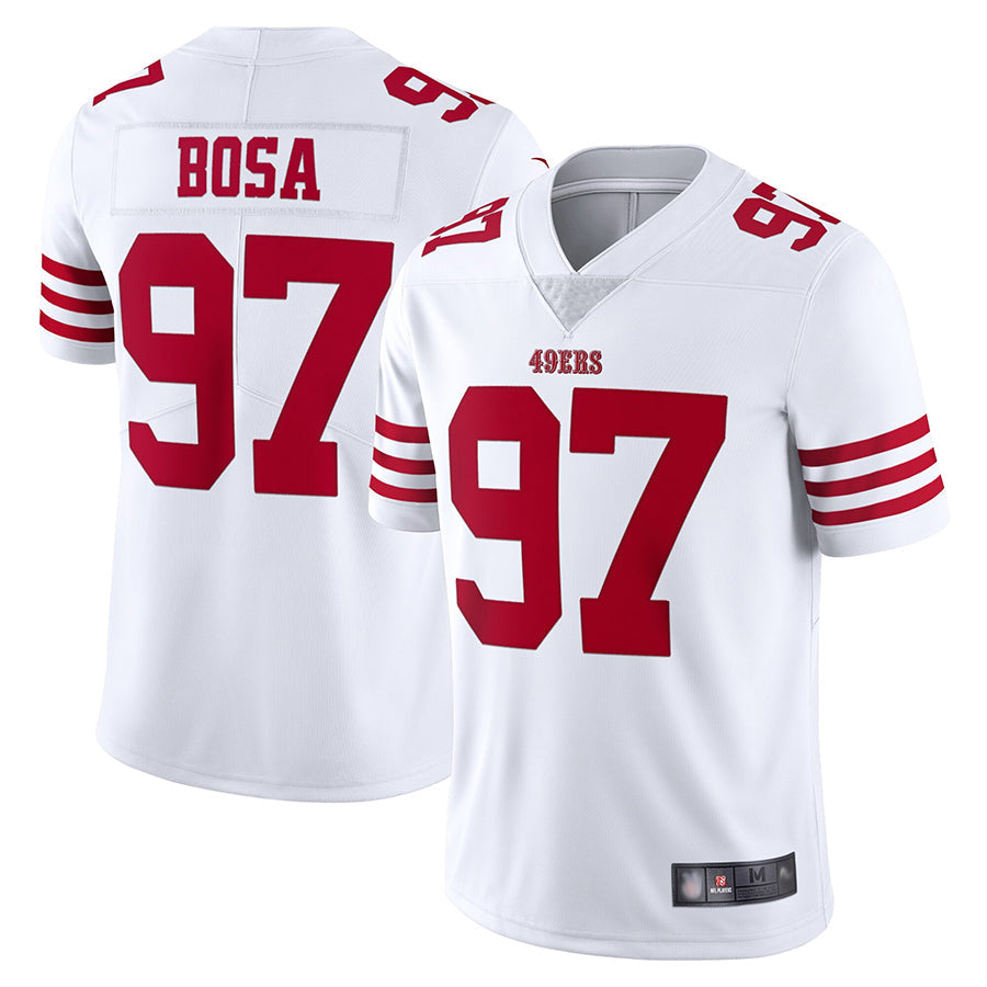Ndoa SF.49ers #97 Nick Bosa Player White Vapor Limited Stitched Jerseys