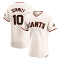 Ndoa SF.Giants #10 Casey Schmitt Player Cream Home Limited Elite Stitched Jerseys