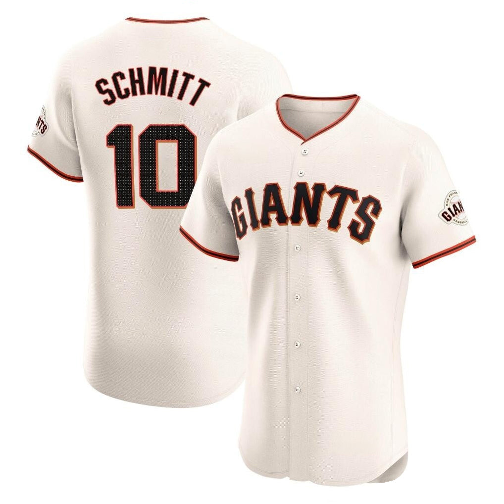 Ndoa SF.Giants #10 Casey Schmitt Player Cream Home Limited Elite Stitched Jerseys