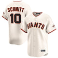 Ndoa SF.Giants #10 Casey Schmitt Player Cream Home Limited Stitched Jerseys