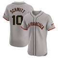 Ndoa SF.Giants #10 Casey Schmitt Player Gray Home Limited Elite Stitched Jerseys