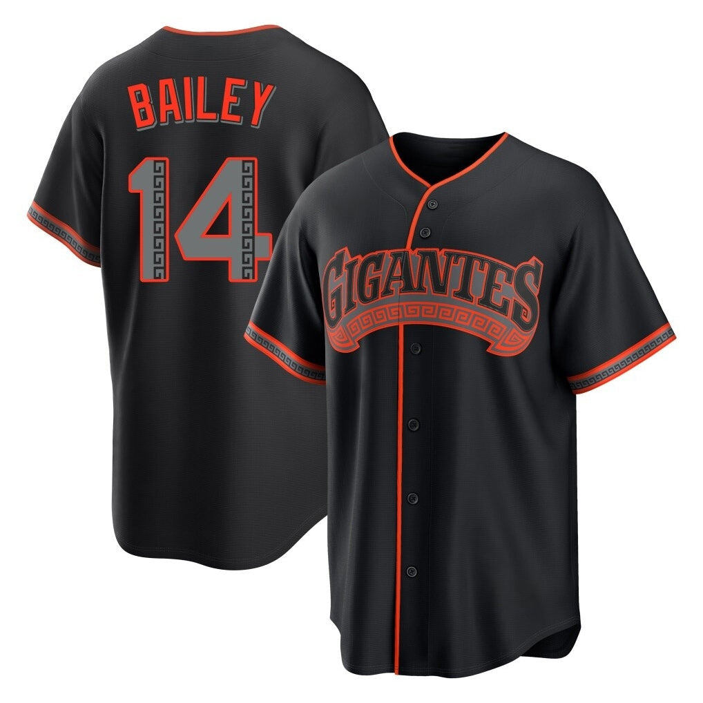 Ndoa SF.Giants #14 Patrick Bailey Player Black Alternate Limited Stitched Jerseys