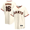 Ndoa SF.Giants #16 Rafael Devers Player Cream Home Game Stitched Jerseys