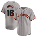 Ndoa SF.Giants #16 Rafael Devers Player Gray Home Limited Stitched Jerseys