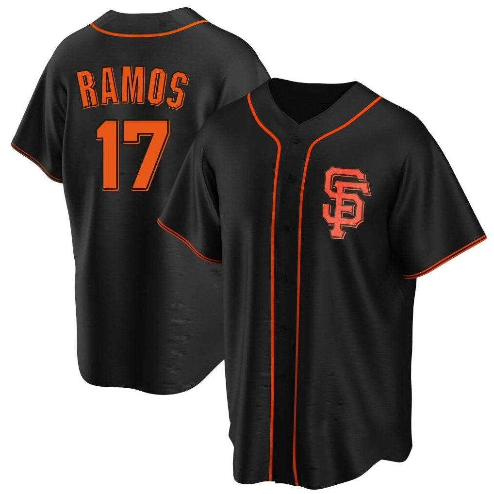 Ndoa SF.Giants #17 Heliot Ramos Player Black 2026 Home Game Stitched Jerseys