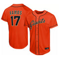 Ndoa SF.Giants #17 Heliot Ramos Player Orange Home Limited Stitched Jerseys