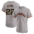 Ndoa SF.Giants #22 Will Clark Player Gray Home Limited Elite Stitched Jerseys