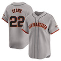 Ndoa SF.Giants #22 Will Clark Player Gray Home Limited Stitched Jerseys