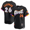 Ndoa SF.Giants #26 Matt Chapman Player Black 2025 City Connect Home Limited Stitched Jerseys