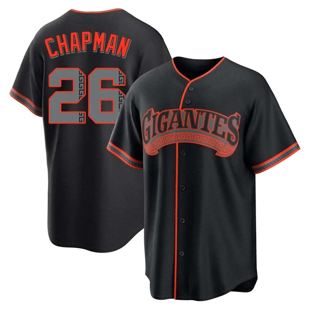 Ndoa SF.Giants #26 Matt Chapman Player Black Alternate Limited Stitched Jerseys