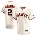 Ndoa SF.Giants #2 Willy Adames Player Cream Home Limited Stitched Jerseys