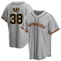 Ndoa SF.Giants #38 Robbie Ray Player Gray Home Game Stitched Jerseys