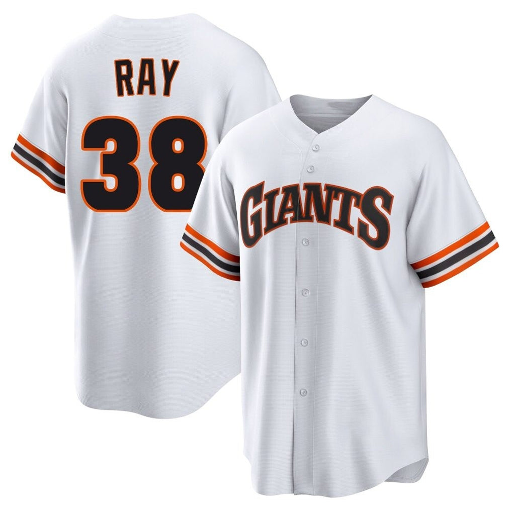 Ndoa SF.Giants #38 Robbie Ray Player White Home Game Stitched Jerseys