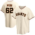Ndoa SF.Giants #62 Logan Webb Player Cream Home Game Stitched Jerseys