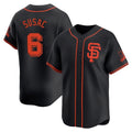 Ndoa SF.Giants #6 Daniel Susac Player  Black 2026 Home Limited Stitched Jerseys