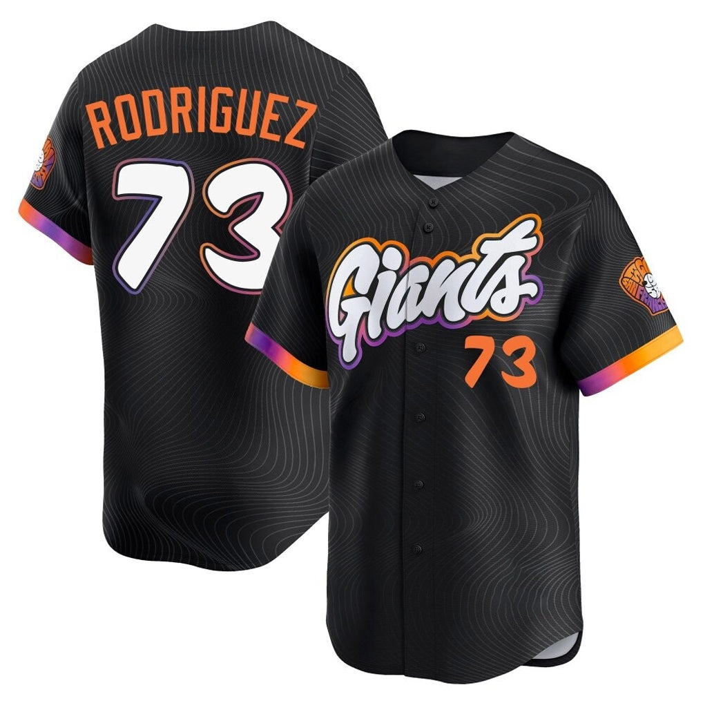 Ndoa SF.Giants #73 Randy Rodriguez Player Black City Connect Home Limited Stitched Jerseys