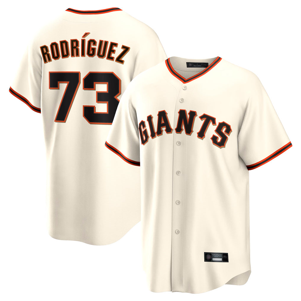 Ndoa SF.Giants #73 Randy Rodriguez Player Cream Home Game Stitched Jerseys