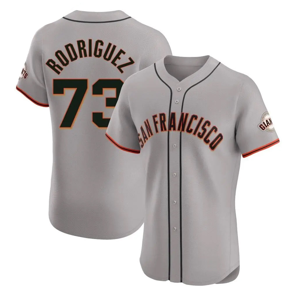 Ndoa SF.Giants #73 Randy Rodriguez Player Gray Home Limited Elite Stitched Jerseys