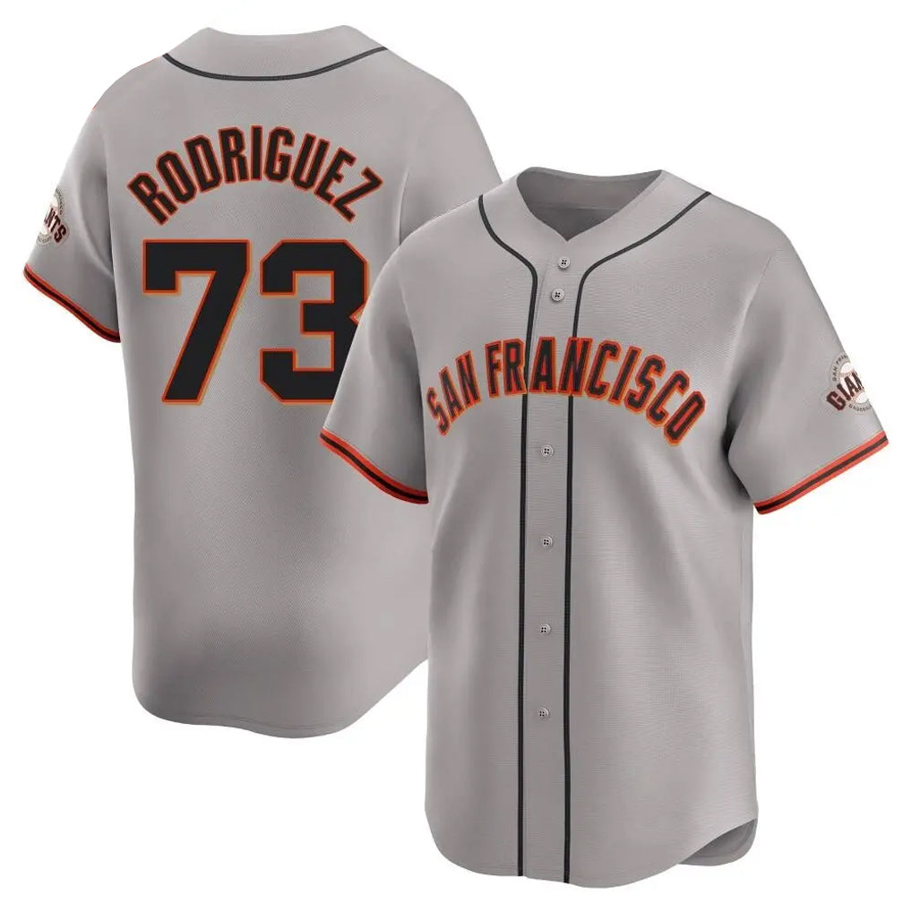 Ndoa SF.Giants #73 Randy Rodriguez Player Gray Home Limited Stitched Jerseys