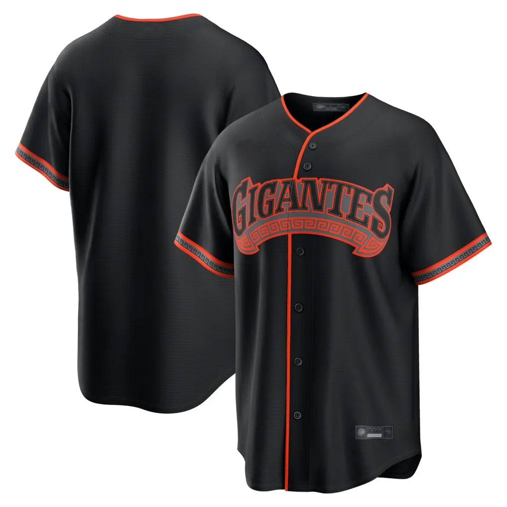 Ndoa SF.Giants Blank Player Black Alternate Limited Stitched Jerseys
