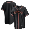 Ndoa SF.Giants Blank Player Black Fashion Home Game Stitched Jerseys