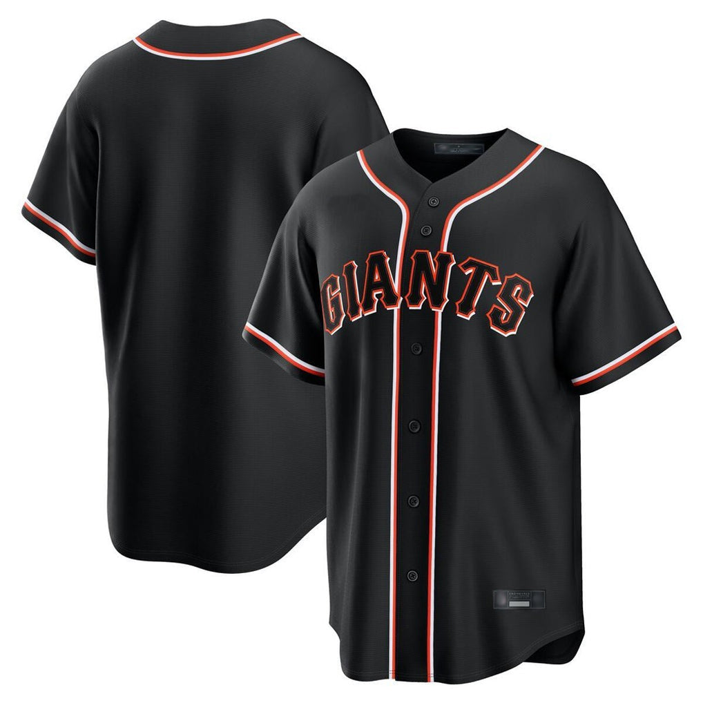 Ndoa SF.Giants Blank Player Black Fashion Home Game Stitched Jerseys