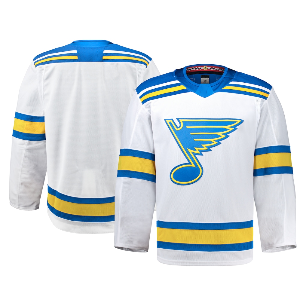 Ndoa St.L.Blues White Away Authentic Pro Jerseys