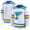 Ndoa St.L.Blues White Away Premium Jerseys