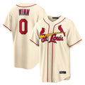 Ndoa St. Louis Cardinals #0 Masyn Winn Player Cream Home Game Stitched Jerseys