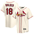 Ndoa St. Louis Cardinals #18 Jordan Walker Player Cream Home Game Stitched Jerseys
