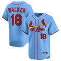 Ndoa St. Louis Cardinals #18 Jordan Walker Player Light Blue Home Limited Stitched Jerseys