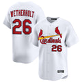 Ndoa St. Louis Cardinals #26 JJ Wetherholt Player White Home Limited Stitched Jerseys