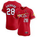 Ndoa St. Louis Cardinals #28 Nolan Arenado Player Red City Connect Limited Elite Stitched Jerseys